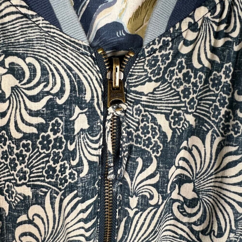 Faherty Floral Reversible Bomber Jacket - image 9